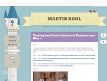 Tablet Screenshot of martinkool.com